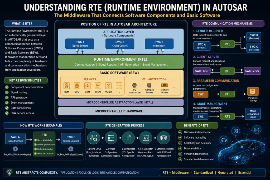 Understanding RTE (Runtime Environment) in AUTOSAR
